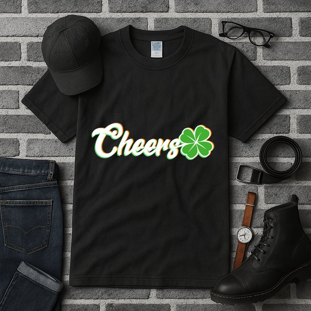 St Patrick's Day Cheers Clover Tall T-Shirt