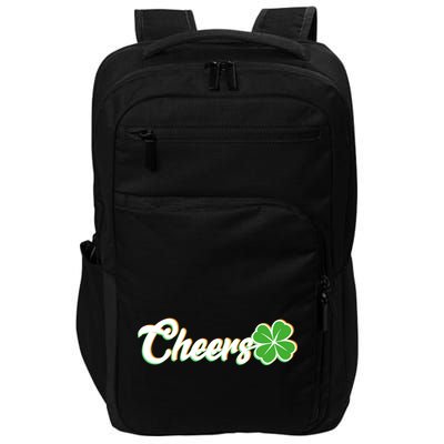 St Patrick's Day Cheers Clover Impact Tech Backpack