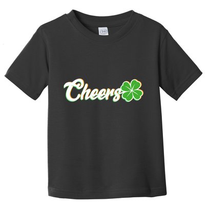 St Patrick's Day Cheers Clover Toddler T-Shirt