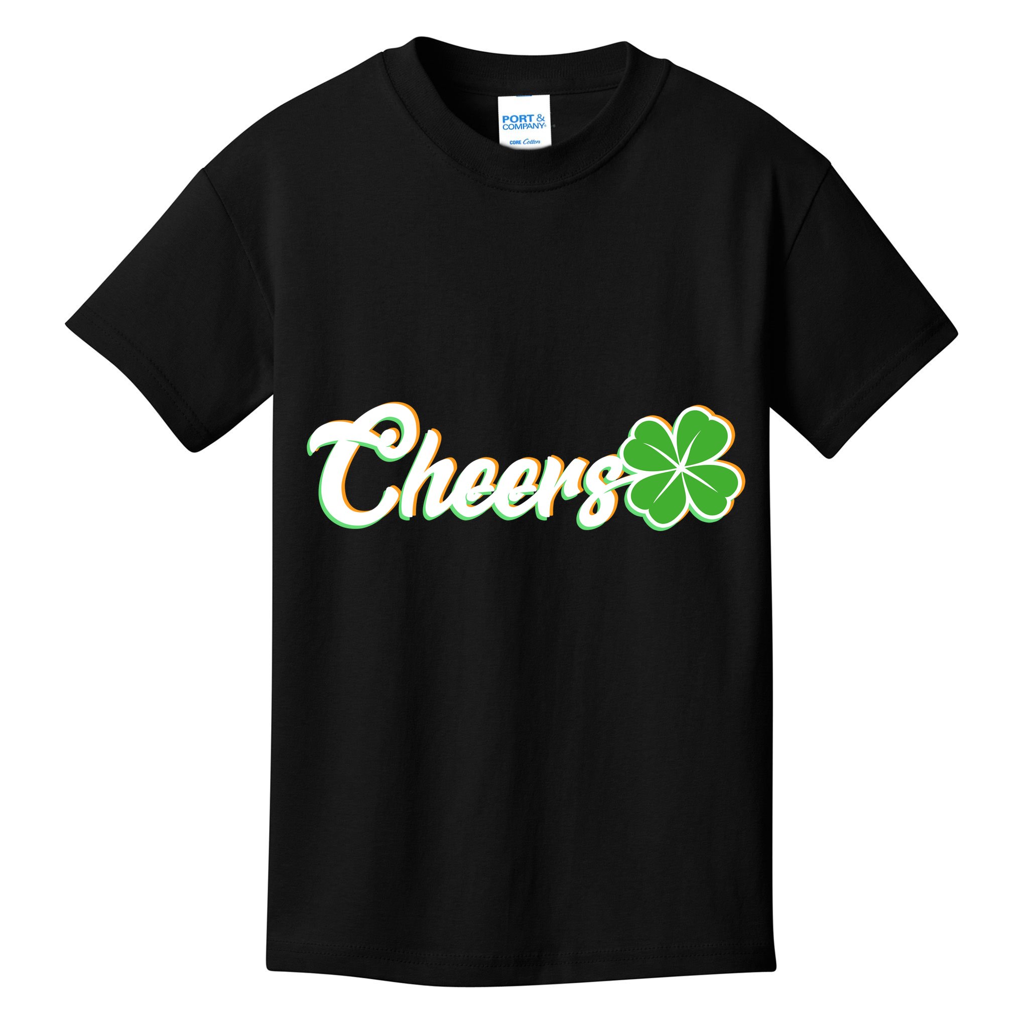 St Patrick's Day Cheers Clover Kids T-Shirt