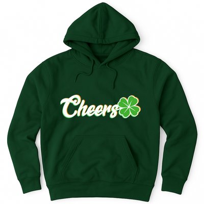 St Patrick's Day Cheers Clover Hoodie