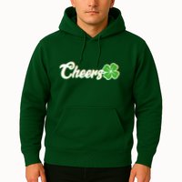 St Patrick's Day Cheers Clover Hoodie