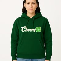 St Patrick's Day Cheers Clover Hoodie