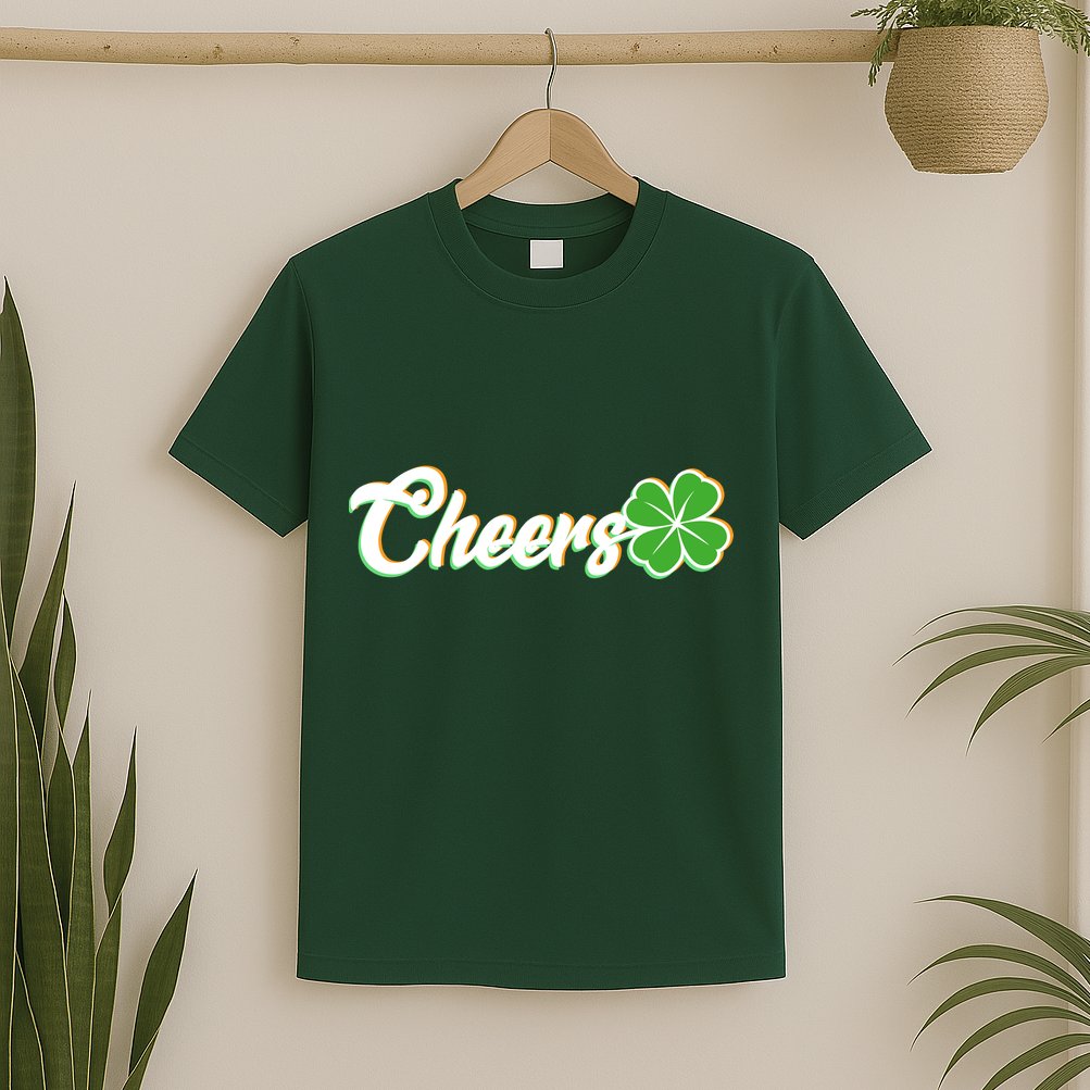 St Patrick's Day Cheers Clover T-Shirt