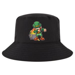 St Patricks Day Dabbing Leprechaun Pot Of Gold Cool Comfort Performance Bucket Hat