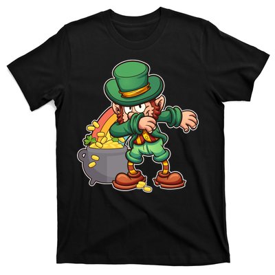 St Patricks Day Dabbing Leprechaun Pot Of Gold T-Shirt