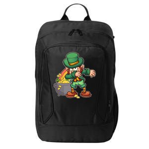 St Patricks Day Dabbing Leprechaun Pot Of Gold City Backpack