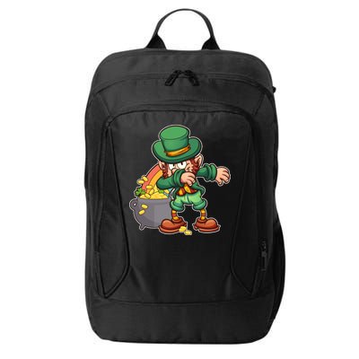 St Patricks Day Dabbing Leprechaun Pot Of Gold City Backpack