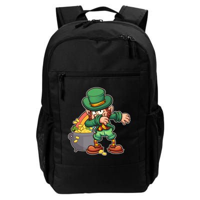 St Patricks Day Dabbing Leprechaun Pot Of Gold Daily Commute Backpack