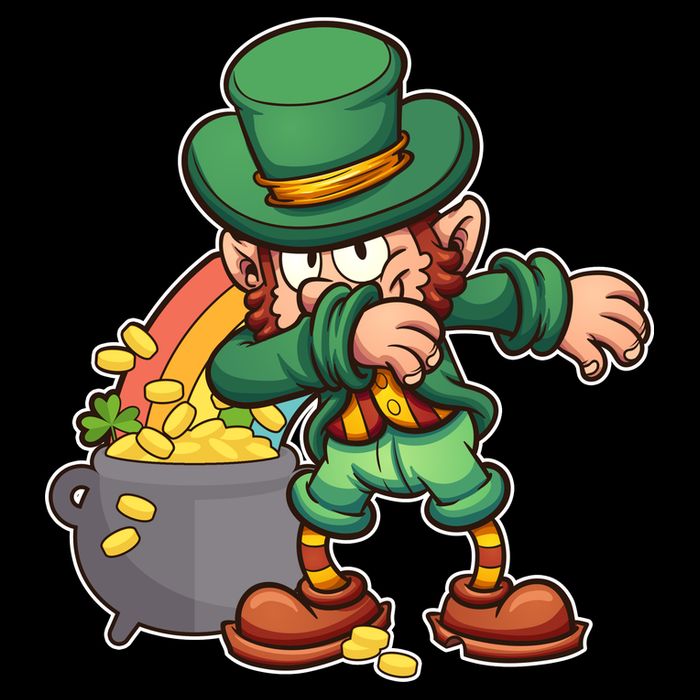 St Patricks Day Dabbing Leprechaun Pot Of Gold Backpack