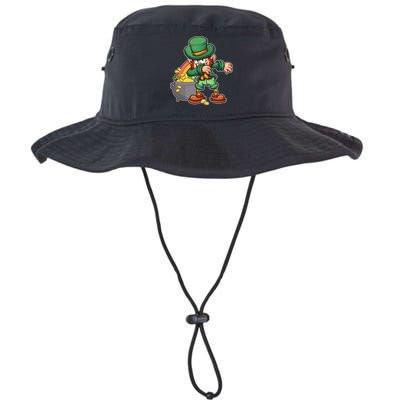 St Patricks Day Dabbing Leprechaun Pot Of Gold Bucket Hat