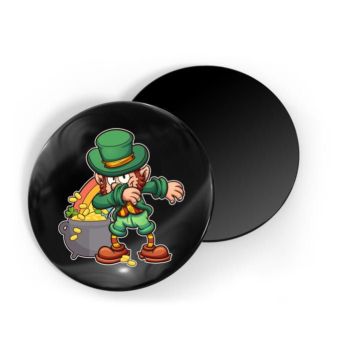 St Patricks Day Dabbing Leprechaun Pot Of Gold Magnet