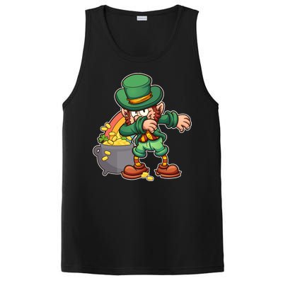 St Patricks Day Dabbing Leprechaun Pot Of Gold PosiCharge Competitor Tank