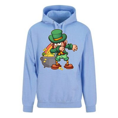 St Patricks Day Dabbing Leprechaun Pot Of Gold Unisex Surf Hoodie