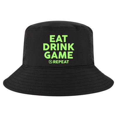 St Patrick's Day Eat Drink Game Repeat Cool Comfort Performance Bucket Hat