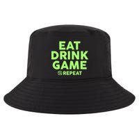 St Patrick's Day Eat Drink Game Repeat Cool Comfort Performance Bucket Hat