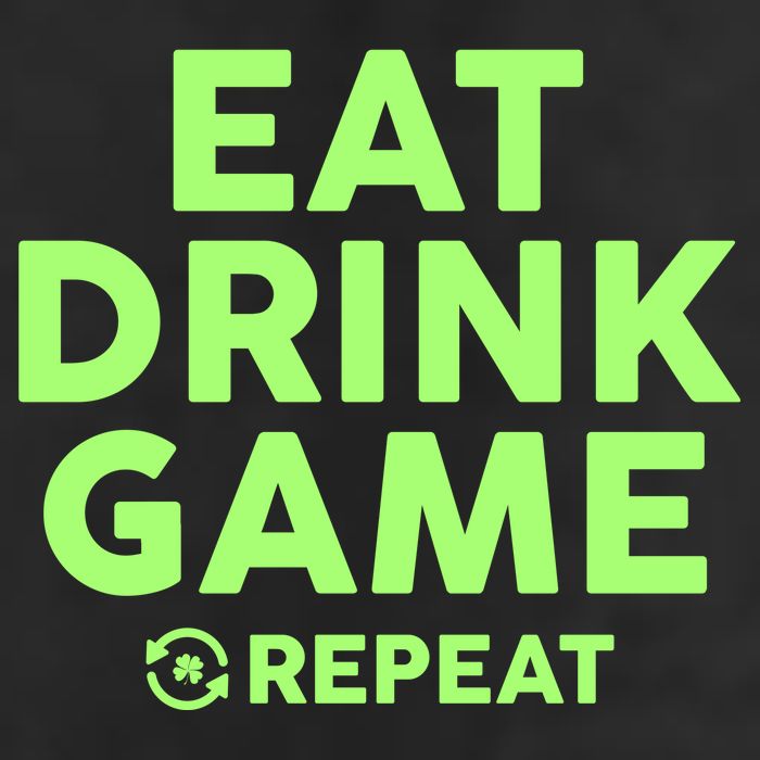 St Patrick's Day Eat Drink Game Repeat Cool Comfort Performance Bucket Hat