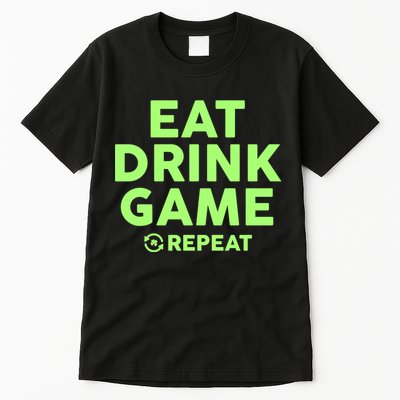 St Patrick's Day Eat Drink Game Repeat Tall T-Shirt