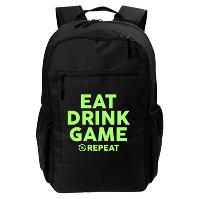 St Patrick's Day Eat Drink Game Repeat Backpack