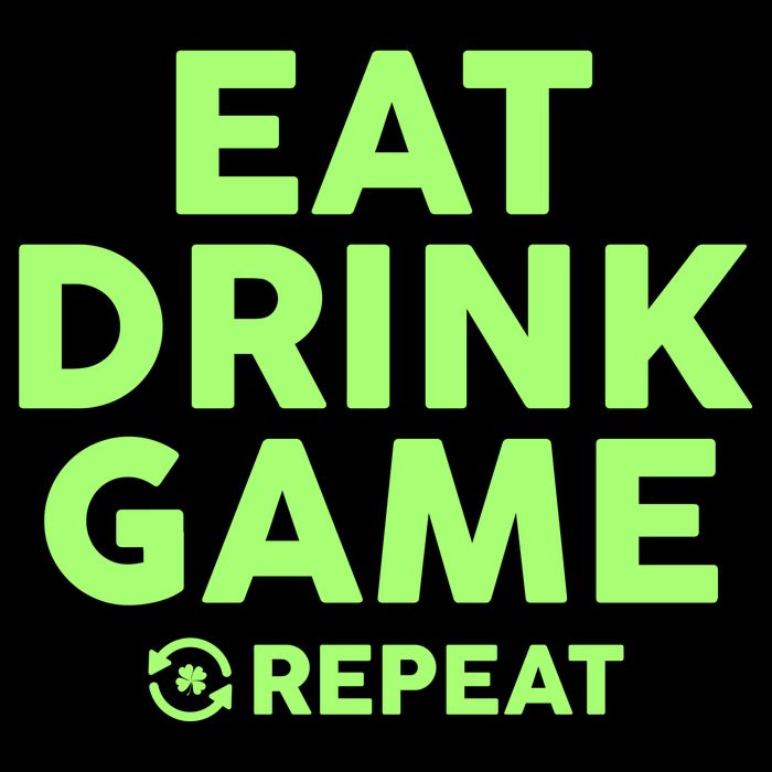 St Patrick's Day Eat Drink Game Repeat Flatbill Hat
