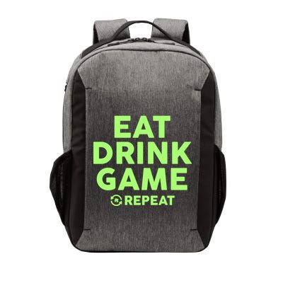 St Patrick's Day Eat Drink Game Repeat Vector Backpack