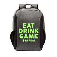 St Patrick's Day Eat Drink Game Repeat Vector Backpack
