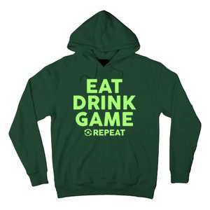 St Patrick's Day Eat Drink Game Repeat Hoodie