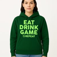 St Patrick's Day Eat Drink Game Repeat Hoodie