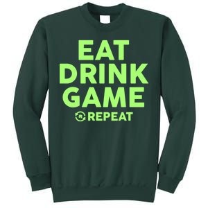 St Patrick's Day Eat Drink Game Repeat Sweatshirt