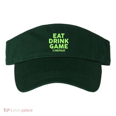 St Patrick's Day Eat Drink Game Repeat Visor