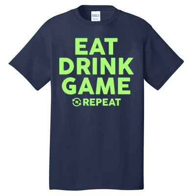 St Patrick's Day Eat Drink Game Repeat Tall T-Shirt