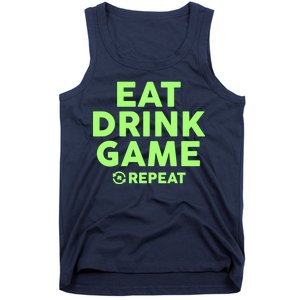 St Patrick's Day Eat Drink Game Repeat Tank Top