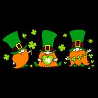 St Patrick's Day Gnome Cooling Performance Crew T-Shirt