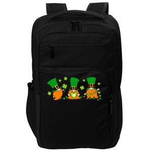 St Patrick's Day Gnome Impact Tech Backpack