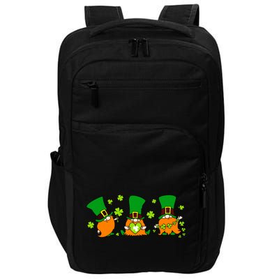St Patrick's Day Gnome Impact Tech Backpack