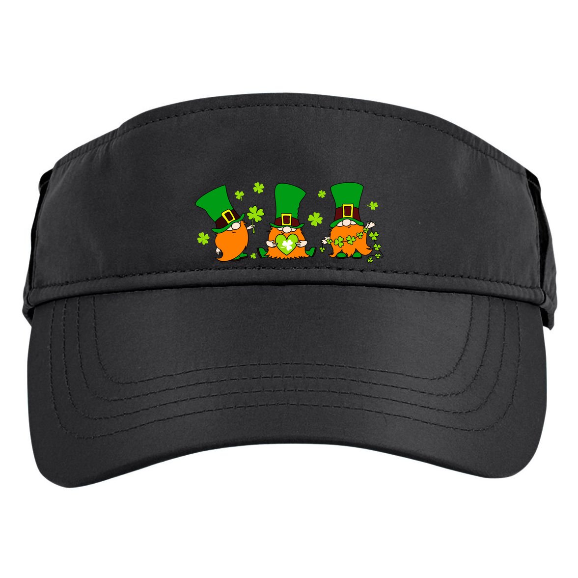 St Patrick's Day Gnome Adult Drive Performance Visor