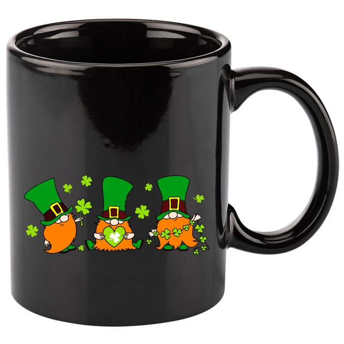 St Patrick's Day Gnome 11oz C Handle Ceramic Mug