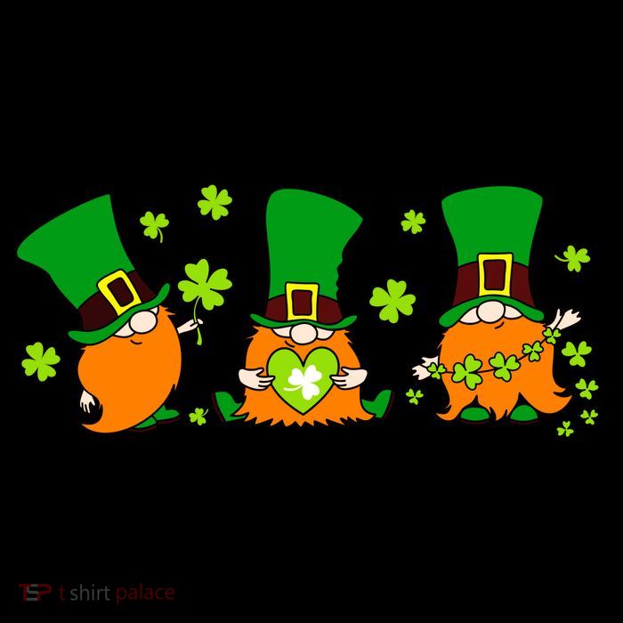 St Patrick's Day Gnome Flatbill Hat