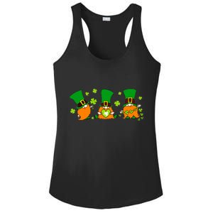 St Patrick's Day Gnome Ladies PosiCharge Competitor Racerback Tank