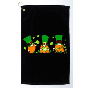 St Patrick's Day Gnome Platinum Collection Golf Towel