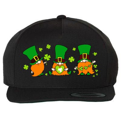 St Patrick's Day Gnome Wool Snapback Cap