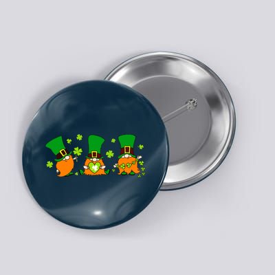 St Patrick's Day Gnome Button