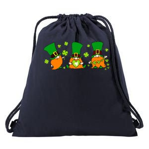 St Patrick's Day Gnome Drawstring Bag