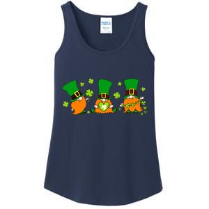 St Patrick's Day Gnome Ladies Essential Tank