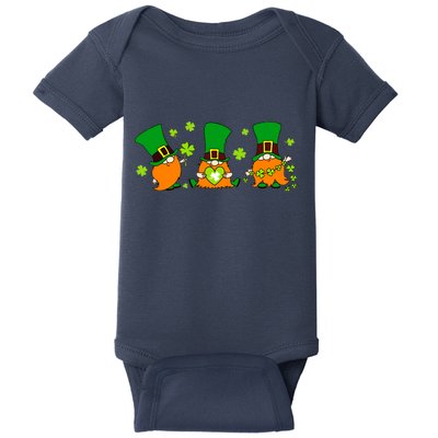 St Patrick's Day Gnome Baby Bodysuit