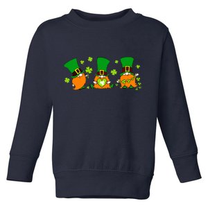 St Patrick's Day Gnome Toddler Sweatshirt