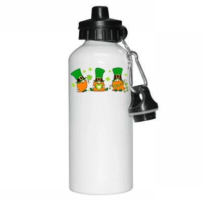 St Patrick's Day Gnome Aluminum Water Bottle 