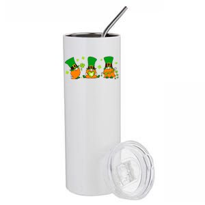 St Patrick's Day Gnome Stainless Steel Tumbler