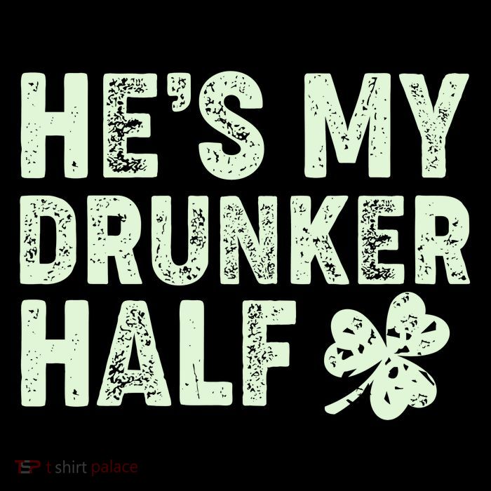 St Patrick's Day He's My Drunker Half Matching Couple's Bag