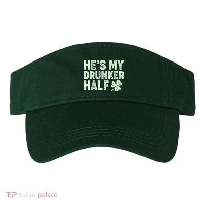 St Patrick's Day He's My Drunker Half Matching Couple's Visor
